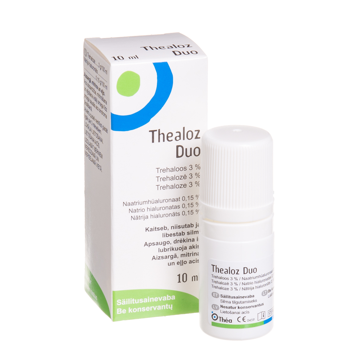 THEALOZ DUO, akių lašai, 10 ml