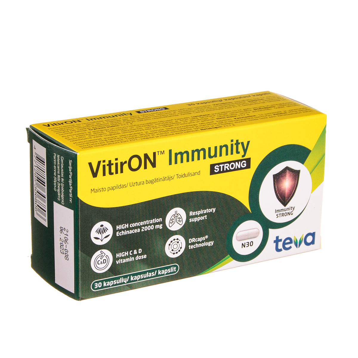 VITIRON IMMUNITY STRONG, 30 kapsulių