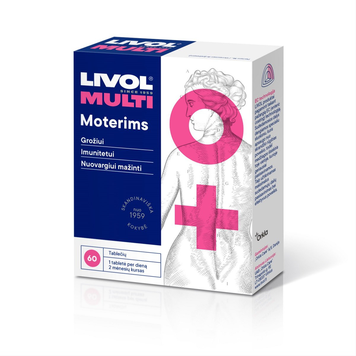 LIVOL MULTI MOTERIMS, 60 tablečių