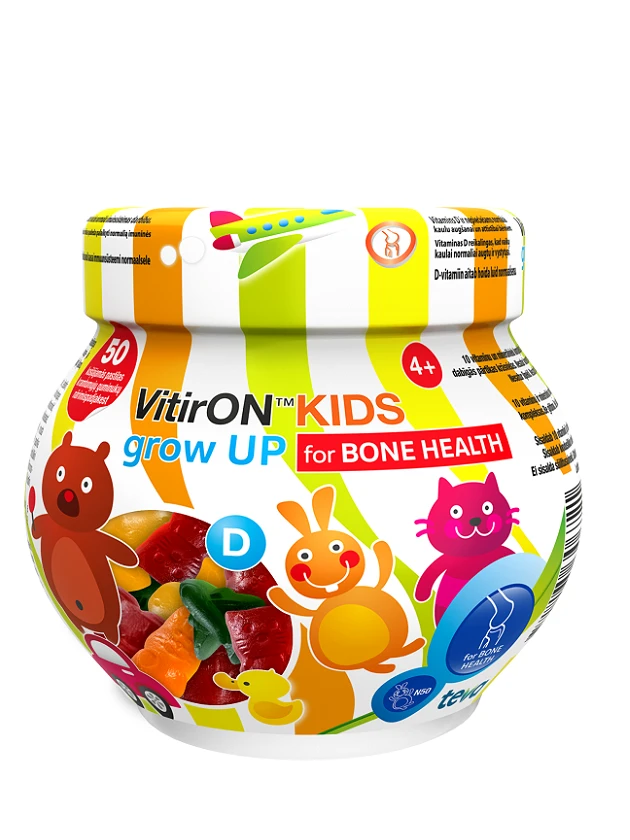 Vitiron kids grow up kaulu veselībai pastilas N50