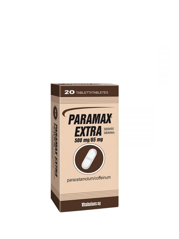 Paramax Extra Paracetamols 500mg/65mg tabletes N20