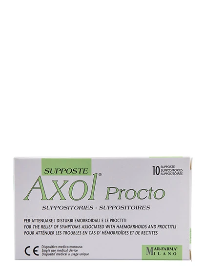 Axol Procto supozitoriji N10