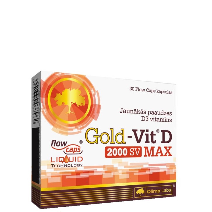 OLIMP LABS GOLD VIT. D MAX 2000SV kapsulas N30