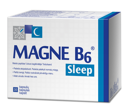 MAGNE B6 Sleep (Magnijs) kapsulas, 30 gab.