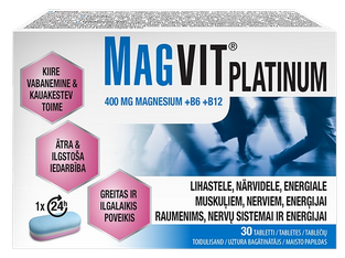 MAGVIT Platinum tabletes, 30 gab.