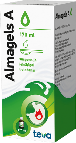 ALMAGEL A suspensija, 170 ml