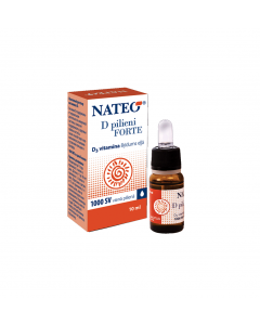 NATEO FORTE D3 vitamīna pilieni, 10 ml
