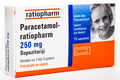 PARACETAMOL-RATIOPHARM 250 SUPP N10