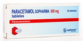 PARACETAMOL SOPHARMA 500MG TBL N20